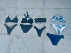Pakket bikini's maat 36, Blauw, Bikini, Ophalen of Verzenden, Zo goed als nieuw