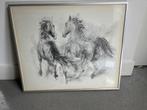 Piet Klaasse litho van paarden, Ophalen