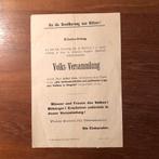 1942? Oostenrijk. De inwoners van Kittsee worden opgeroepen, Ophalen of Verzenden, Tweede Wereldoorlog, Overige onderwerpen