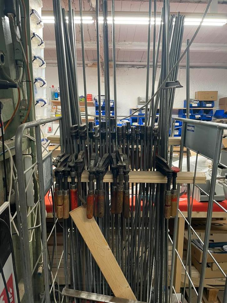 Partij Bessey lijmtangen 200cm!!!, Doe-het-zelf en Verbouw, Gereedschap | Handgereedschap, Zo goed als nieuw, Ophalen