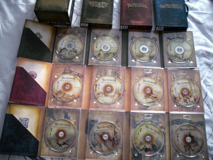 TK: Lord of the Rings Trilogie ultimate collectors edition, Verzamelen, Lord of the Rings, Zo goed als nieuw, Overige typen, Ophalen of Verzenden