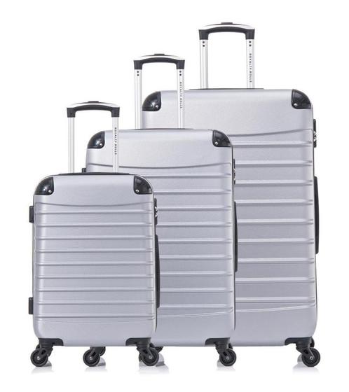 nieuw royalty rolls kofferset 3 delig m,75x68x55cm nu €99,95, Sieraden, Tassen en Uiterlijk, Koffers, Nieuw, Hard kunststof, 70 cm of meer