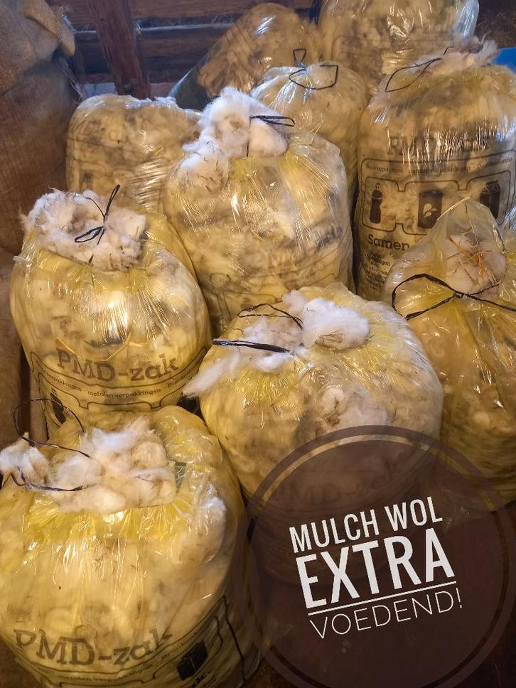 Mulch wol, Tuin en Terras, Aarde en Mest, Overige typen, Ophalen