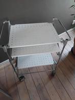 Modern serveerwagentje/computertafel. 2e blad is uitklapbaar, Ophalen, Zo goed als nieuw, 70 tot 120 cm, 70 tot 120 cm