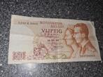 50 franc biljet België, Postzegels en Munten, Bankbiljetten | België, Los biljet, Ophalen of Verzenden