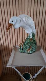 Keramieken beeld reiger, Ophalen