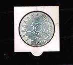 50 Gulden Zilver Juliana & Bernhard 1987 /a.91, Verzenden, Koningin Beatrix, Zilver, Losse munt
