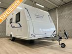 Caravelair Alba 426 stapelbed en voortent, Caravans en Kamperen, Hordeur, Bedrijf, Treinzit, 750 - 1000 kg