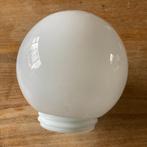 Vintage lampenbol schroefkogel melkglas opaal wit glas, Huis en Inrichting, Lampen | Plafondlampen, Ophalen of Verzenden, Zo goed als nieuw