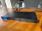 Linksys LGS124 24-port gigabit switch, Computers en Software, Netwerk switches, Gebruikt, Ophalen of Verzenden