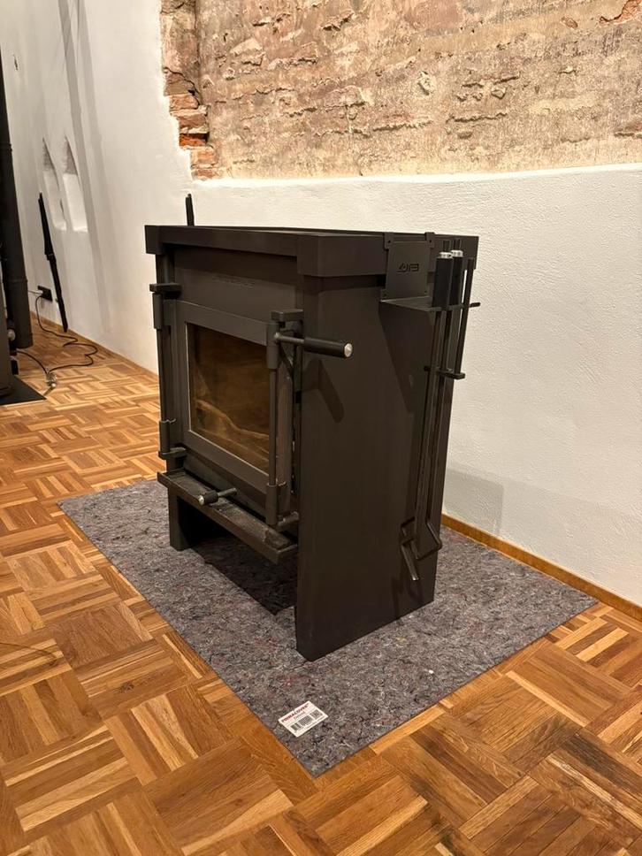 Jacobus 9 houtkachel inclusief kachelpijp en accessoires, Huis en Inrichting, Kachels, Gebruikt, Vrijstaand, Houtkachel, Hout