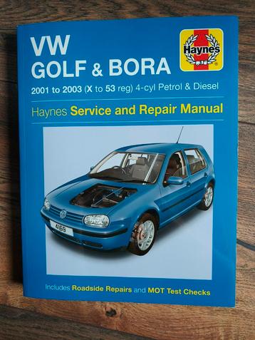 Haynes VW Golf & Bora service and repair manual beschikbaar voor biedingen