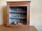 Hangvitrine Vitrinekastje Verzamelkastje Servieskastje Frans, Ophalen