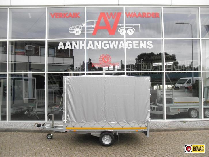 Eduard enkelas 1350kg met huif 160cm hoog, Auto diversen, Aanhangers en Bagagewagens, Nieuw