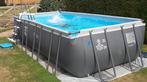 Groot INTEX Zwembad 5.49 m x 2.74 m ! +zandfilter en toebeh, Gebruikt, 200 tot 300 cm, Rechthoekig, Ophalen
