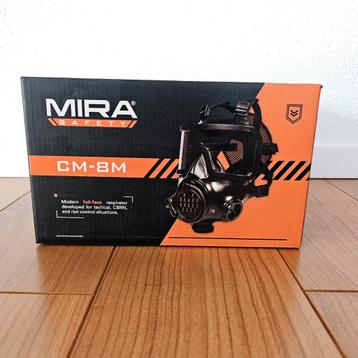 MIRA Safety CM-8M  Volgelaatsmasker + 2 Filters en Opbergtas beschikbaar voor biedingen