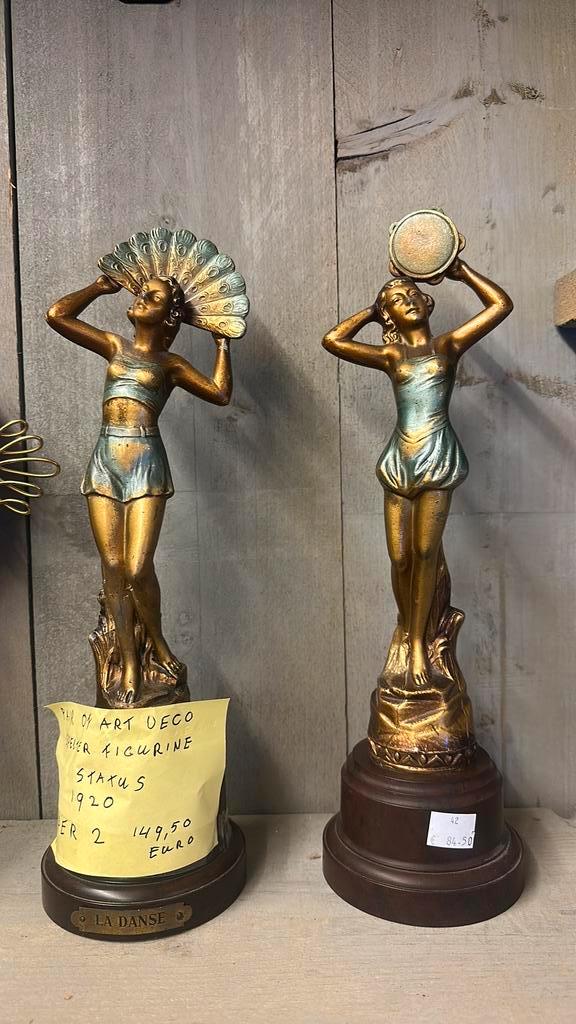 Art Deco danseres-beeldje, Antiek en Kunst, Kunst | Beelden en Houtsnijwerken, Ophalen