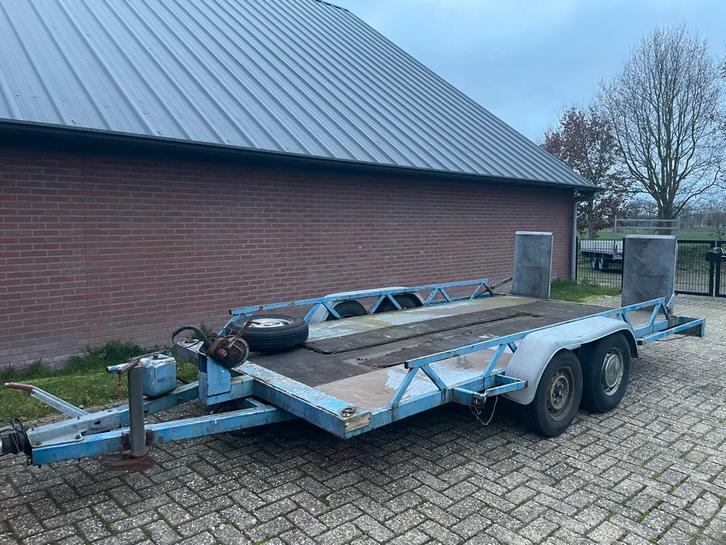 Equipe kantelbare autotransporter, 400x190cm MARGE, Auto diversen, Aanhangers en Bagagewagens, Zo goed als nieuw, Ophalen