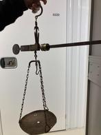 antieke hangende weegschaal met koperen gewicht, Antiek en Kunst, Antiek | Gereedschap en Instrumenten, Ophalen