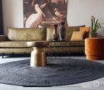 Rond, jute vloerkleed XXL van LABEL51 (zwart 180 cm), Huis en Inrichting, Stoffering | Tapijten en Kleden, Zwart, 150 tot 200 cm
