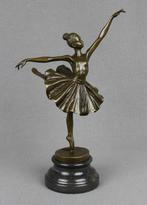 Brons Beeld Ballet Danseresje Ballerina Elegant Kunst Meisje, Verzenden