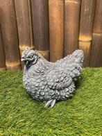 Zittende kip, Tuin en Terras, Tuinbeelden, Ophalen, Nieuw, Beton, Dierenbeeld