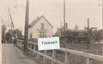 Fotokaart Blokker - Station - stoomtrein - poserende mensen, Verzamelen, Ansichtkaarten | Nederland, Ophalen of Verzenden, 1920 tot 1940