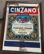 Cinzano vintage reclame spiegel, Ophalen, Zo goed als nieuw, Reclamebord