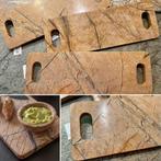 Prachtige serveerplank marmer/ charcuterie board, bosmarmer, Ophalen of Verzenden, Nieuw