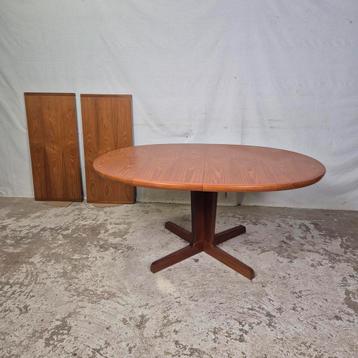 Vintage jaren 60 XXL ovale verlengbare Deense tafel 256cm!  beschikbaar voor biedingen