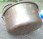 Grote koperen planten pot ketel koper/messing 36cmØ, 25 tot 40 cm, Gebruikt, Rond, Minder dan 40 cm