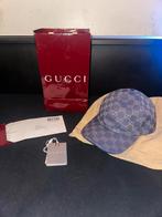 Gucci GG Baseball Cap canvas Blue Grey/Blue Royale, 60 cm (XL, 7½ inch) of meer, Nieuw, Ophalen of Verzenden, Pet