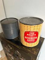 Twee antieke blikken trommels, Ophalen, Zo goed als nieuw