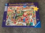 Ravensburger puzzel kerst 1000 stukjes, Ophalen of Verzenden, 500 t/m 1500 stukjes, Zo goed als nieuw