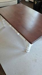 Houten Salontafel met Draaipoten, Ophalen, Gebruikt, 100 tot 150 cm, 50 tot 100 cm