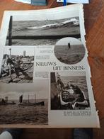 Reportage goudschip Lutine 1933, Ophalen of Verzenden, Zo goed als nieuw, Kaart, Foto of Prent