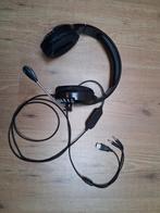 Gaming Headset + Toetsenbord met LED, Gebruikt, Mute-functie, Ophalen of Verzenden, Over-ear