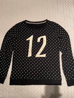 Zwarte dames sweater nr. 12. Mt. M., Maat 38/40 (M), Ophalen of Verzenden, Zo goed als nieuw, Zwart