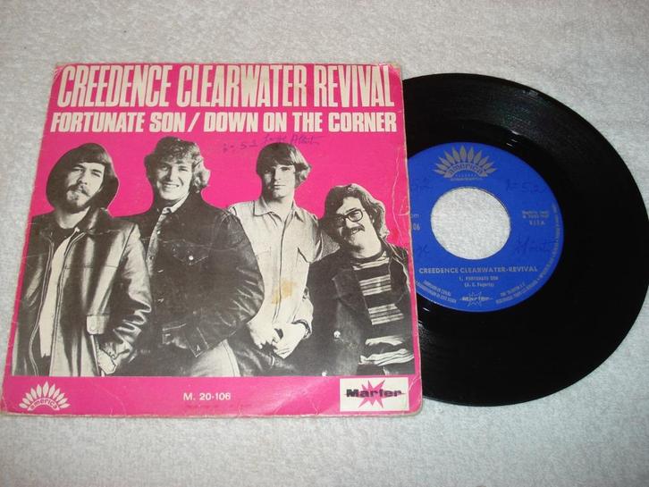 Creedence Clearwater Revival  Fortunate Son Spanje  Orginee, Cd's en Dvd's, Vinyl Singles, Zo goed als nieuw, Single, Rock en Metal