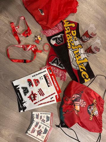 AZ Alkmaar Fanpakket - Sjaal, Tas, Stickers & Meer! beschikbaar voor biedingen