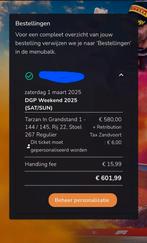 Formule 1 zandvoort 2025, 1 weekend ticket, Eén persoon