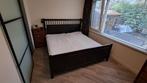 verstelbaar bed 180 x 200, Ophalen, Ikea Hemnes, Zwart, Tweepersoons