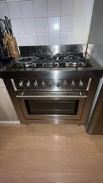 Gasfornuis met oven Solitaire 90 cm breed, Witgoed en Apparatuur, Fornuizen, Ophalen, Gebruikt, Hete lucht, 60 cm of meer
