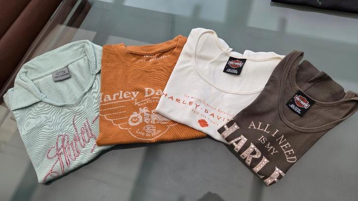 Harley Davidson dames shirt ( 4 st. ), Motoren, Kleding | Motorkleding, Overige typen, Dames, Tweedehands, Ophalen of Verzenden