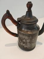 Tinnen koffiepot, Ophalen