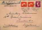 Dienst - Ministerie Financiën - Frankering - 1947 - Engeland, Envelop, Ophalen of Verzenden
