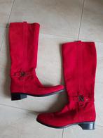 Davos Gomma laarzen rood 40, Kleding | Dames, Schoenen, Ophalen of Verzenden, Zo goed als nieuw, Rood, Hoge laarzen