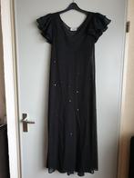 Zwarte lange avondjurk van Moschino - maat 38, Maat 38/40 (M), Zwart, Zo goed als nieuw, Onder de knie