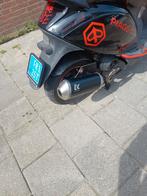 Nette Piaggio zip 4 takt blauwe plaat, Fietsen en Brommers, Scooters | Piaggio, Ophalen, Zo goed als nieuw, Zip