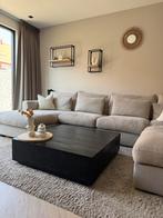 Zen Lifestyle salontafel mangohout zwart 100x100 cm, Huis en Inrichting, Tafels | Salontafels, Ophalen, Vierkant, Zo goed als nieuw